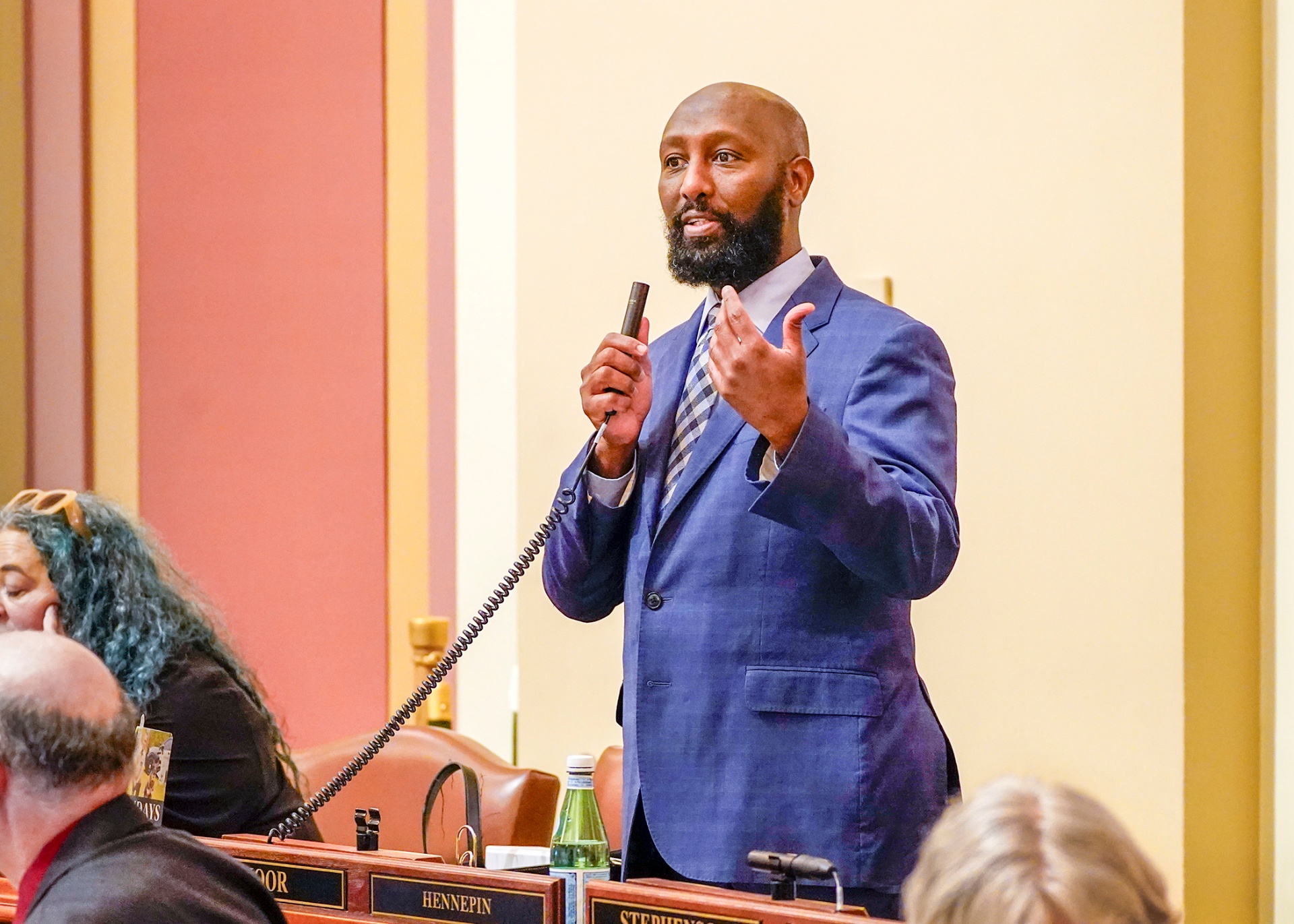 Representative Mohamud Noor speaking on the Minnesota House floor